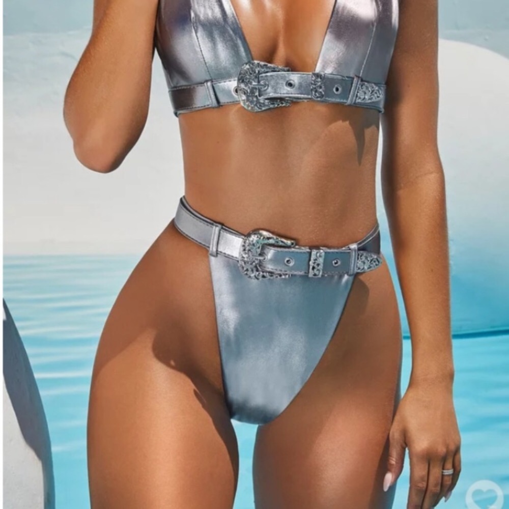 Oh Polly Thong Bikini Bottoms L